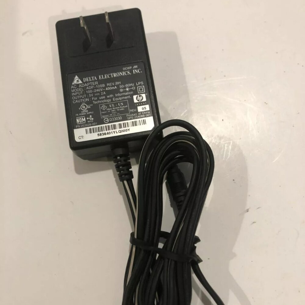 Delta Electronics AC DC Power Adapter Model ADP-10SB 5V Preowned
